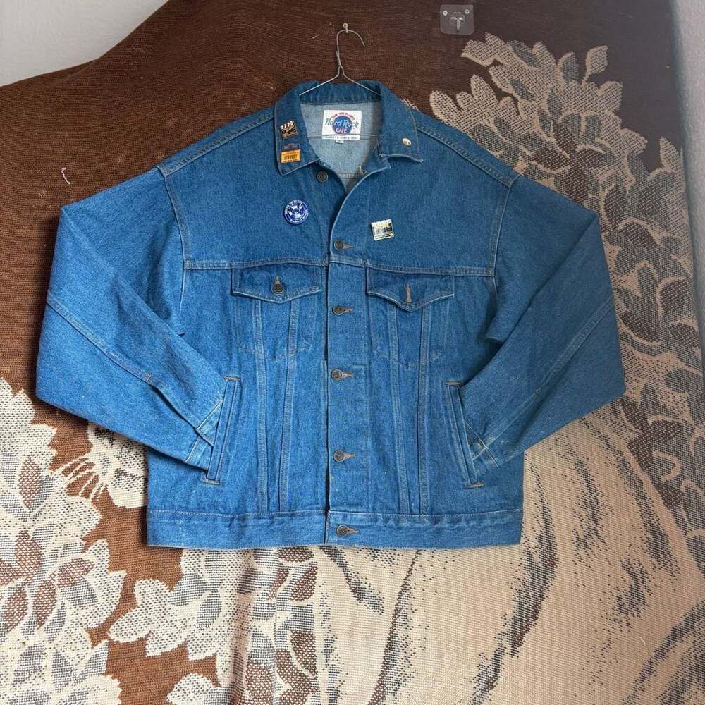 Vintage Hard Rock Cafe made in USA Denim Jacket